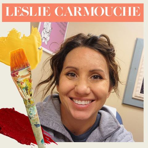 🎨 Artist Spotlight: Leslie Carmouche, Exploring Spirit, Texture, and Movement Through Art