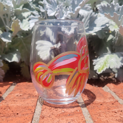 Crawfish Stemless Wine Glass