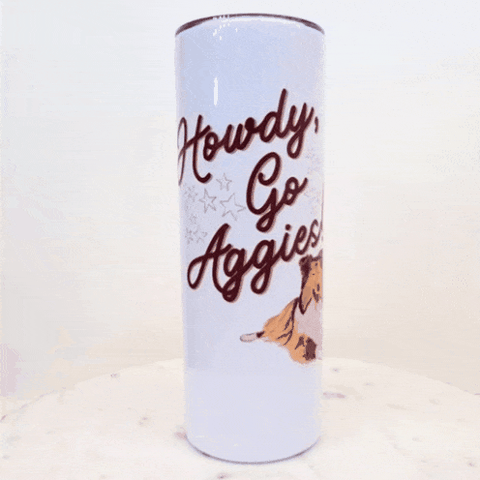 Howdy Go Aggies, 20oz Insulated Tumbler