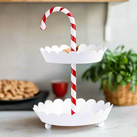 Candy Cane Tiered Server
