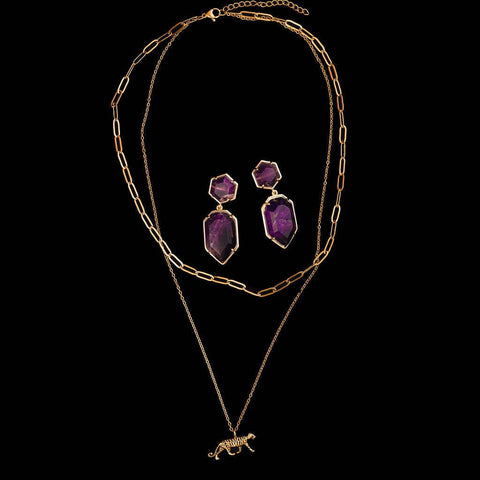 Tiger Layered Necklace