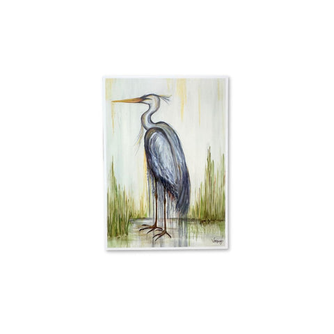 "Blue Heron II" 5x7 Fine Art Reproduction