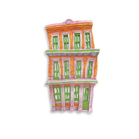 3D French Quarter Three-Story