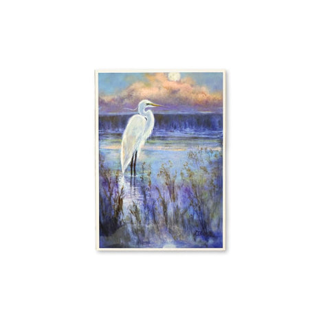 "Louisiana Moonlit Marsh" 5x7 Fine Art Reproduction