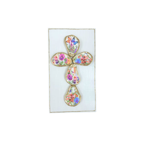 Neon Butterfly Oyster Cross