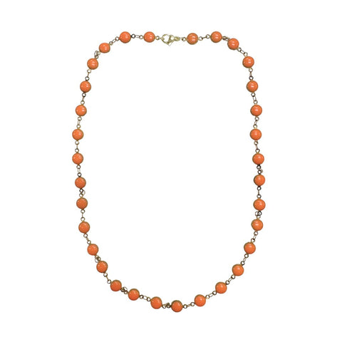 Brass and Enamel Choker Necklace