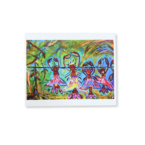 "Swamp Pop Ballet" 8x10 Fine Art Reproduction