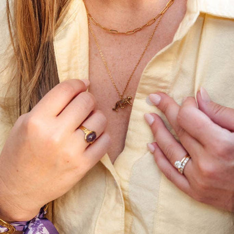 Tiger Layered Necklace