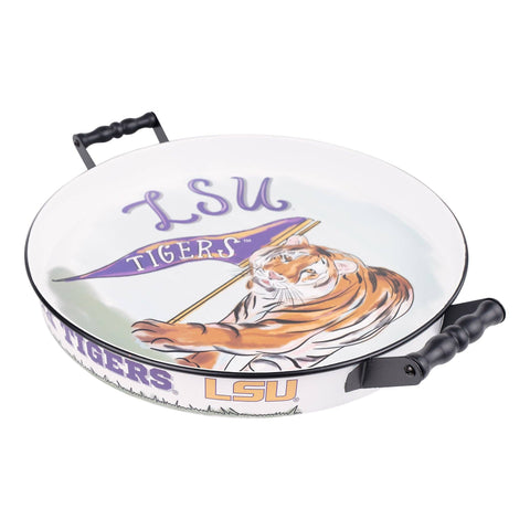 LSU Mascot Enamel Tray