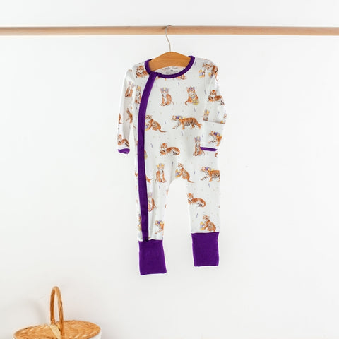 Louisiana's Most Valuable Cub Organic Cotton Pajama Zip-Up