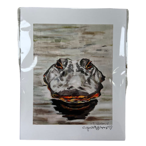 "Gator Head" 11x14