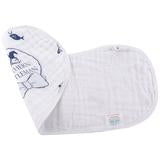 Southern Gentleman 2-in-1 Burp Cloth + Bib - 318 Art and Garden