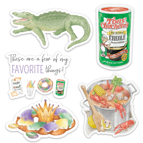 Louisiana Die Cut Stickers
