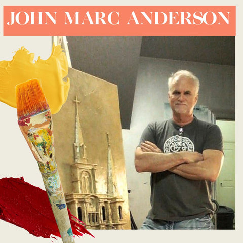 Artist Spotlight: John Marc Anderson-- Architectural Memories, Cast in Relief