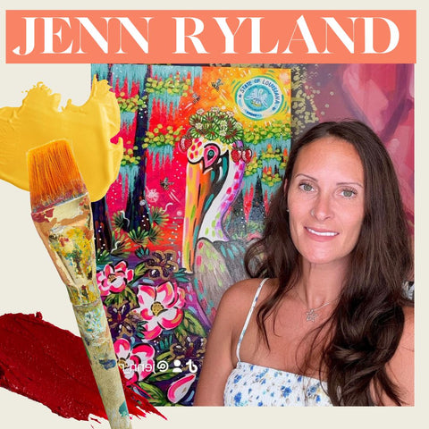 Artist Spotlight: Jenn Ryland- From Nurse to Artist—Finding Peace Through Paint