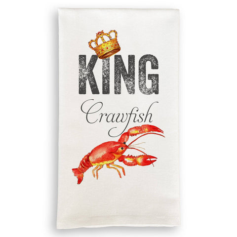 King Crawfish Kitchen Towel