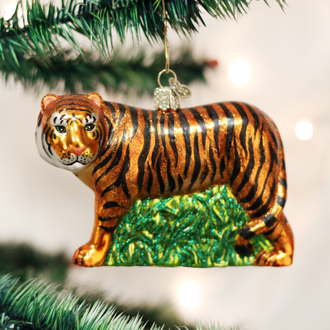 Tiger Glass Ornament - 318 Art & Frame