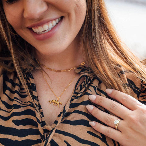 Tiger Layered Necklace
