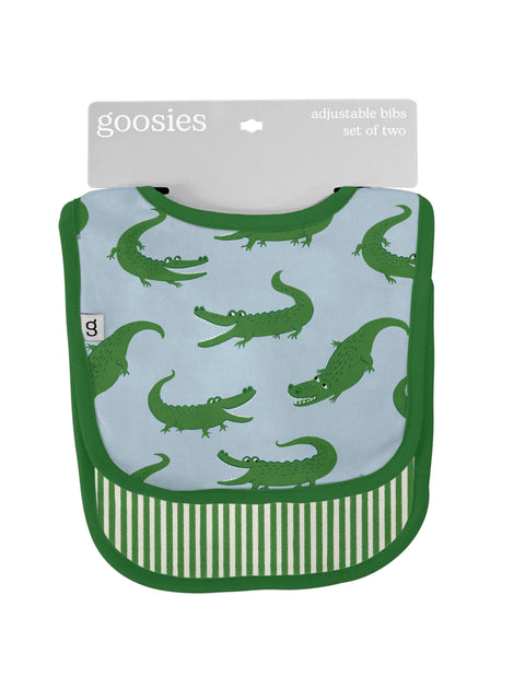 Blue Alligators - Bib Set