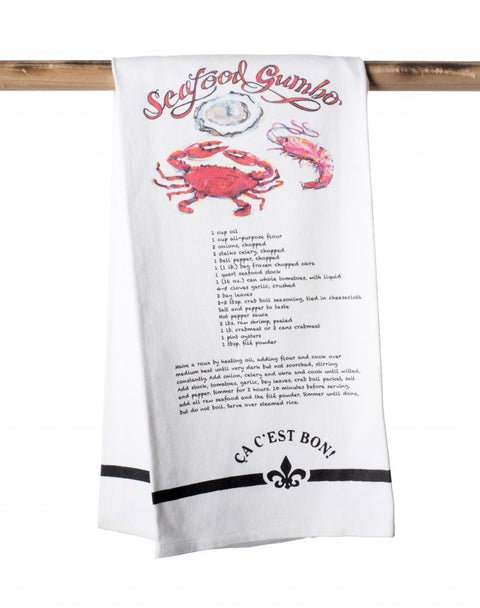 Ca C'est Bon Seafood Gumbo Kitchen Towel