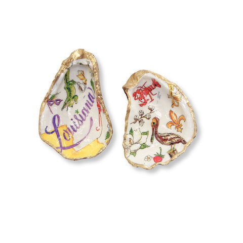 Decoupage Oyster Trinket Dish - 318 Art & Frame