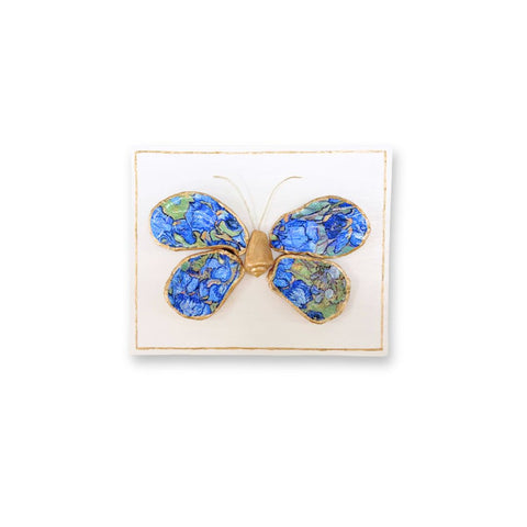 Oyster Butterfly- Royal Iris - 318 Art & Frame
