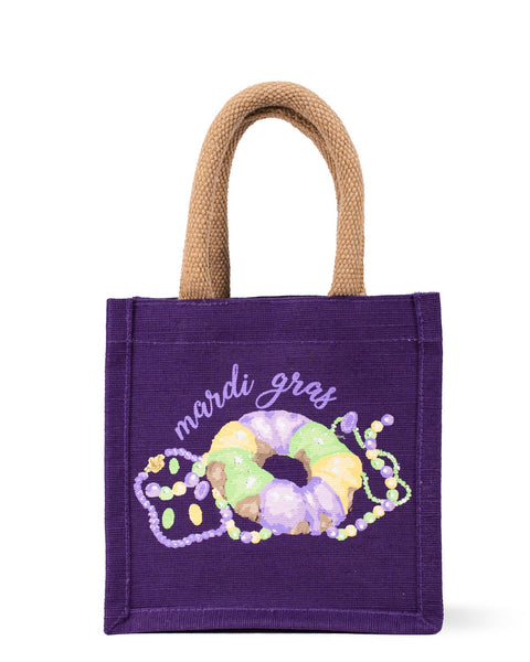 Mardi King Cake Petite Gift Tote