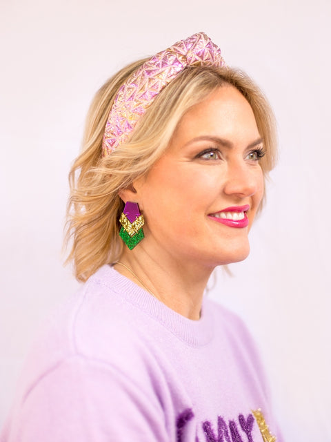 Mardi Gras Dani Earrings