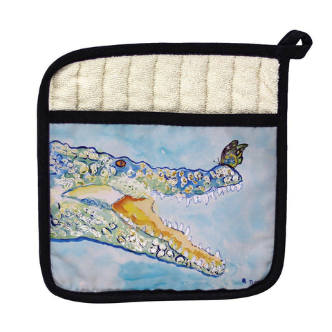 Gator & ButterFly Pot Holder