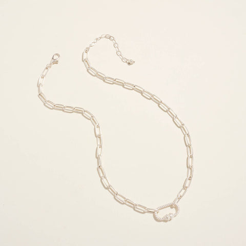 Oval Pendant Chain Necklace - 318 Art & Frame