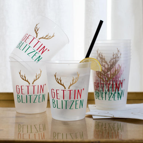 Gettin' Blitzen Party Cups