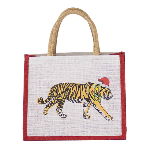 Christmas Tiger Gift Tote