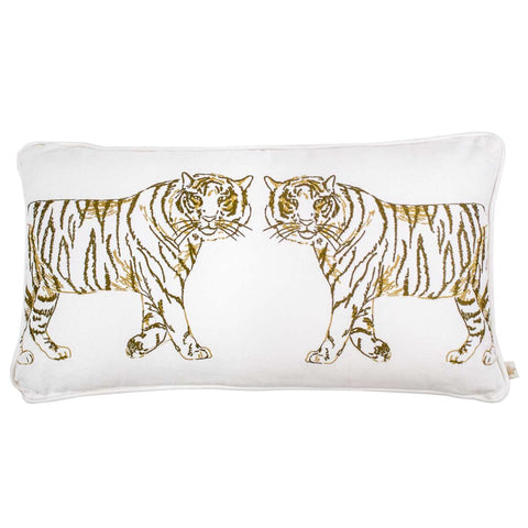 Tiger Walk Lumbar Pillow