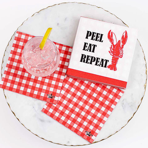 Peel Eat Repeat Cocktail Napkins