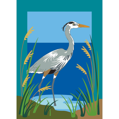 Heron Garden Flag