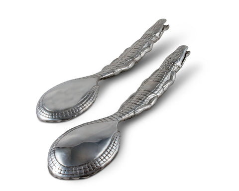 Alligator Figural Serving Set