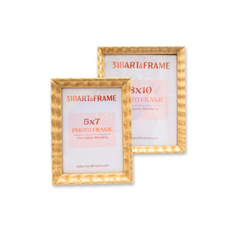 Gold Wave Picture Frame