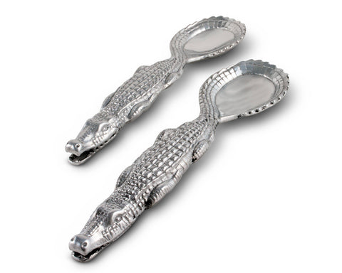 Alligator Figural Serving Set