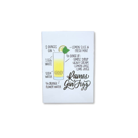 "Ramos Gin Fizz" 5x7 Art Reproduction