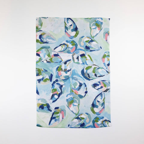 Gulf Oyster Cluster Tea Towel