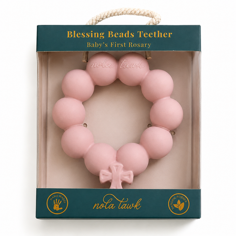 Pink Blessing Beads Teether - 318 Art & Frame