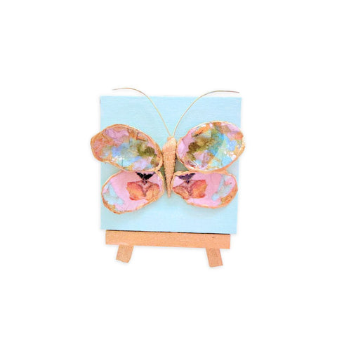 Oyster Butterfly on Easel - 318 Art & Frame