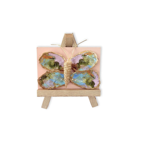 Mini Oyster Butterfly on Easel