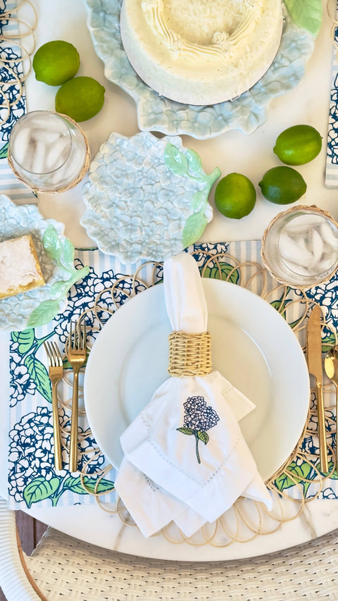 Hydrangea Serving Platter