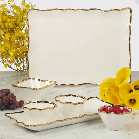 Regency Gold Rectangular Platter - 318 Art & Frame
