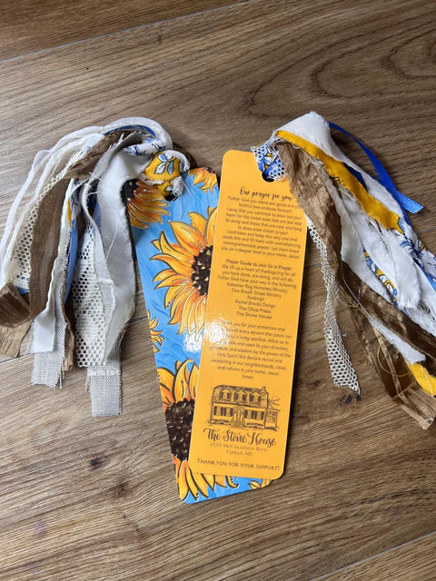Sunflowers Tassel Bible Bookmark