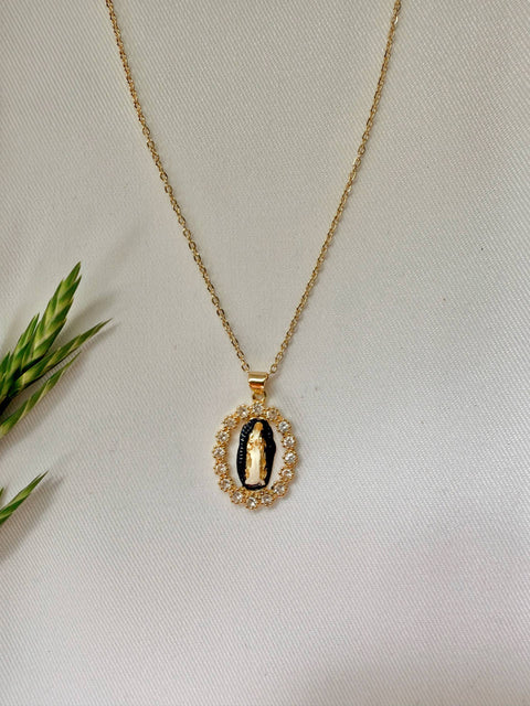 Our lady In Navy Necklace