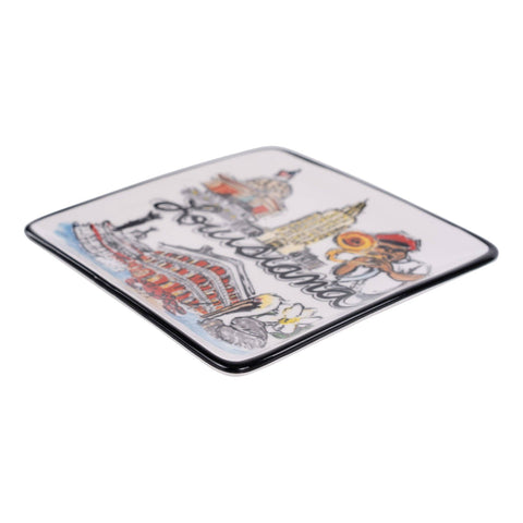 State of Louisiana Icon Trinket Tray - 318 Art & Frame
