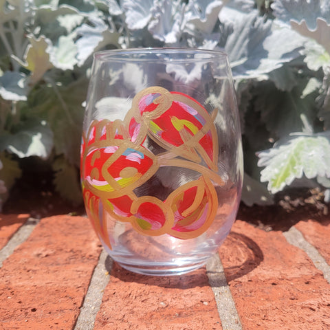 Crawfish Stemless Wine Glass