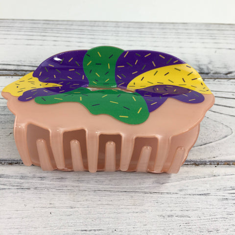 King Cake Claw Clip